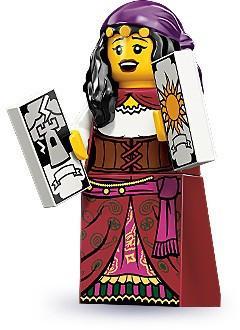 LEGO Minifigure-Fortune Teller-Collectible Minifigures / Series 9-Creative Brick Builders